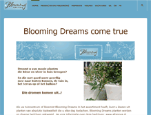 Tablet Screenshot of bloomingdreams.nl